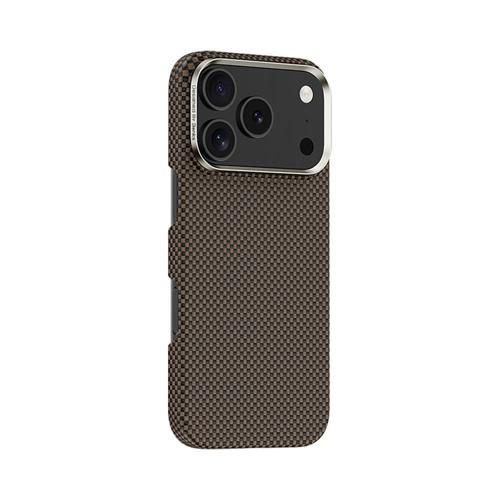 İphone 17 Pro Max Uyumlu Kılıf M-Safe Özellikli Yeni Seri Armortint Armorair Kevlar Kapak Gold