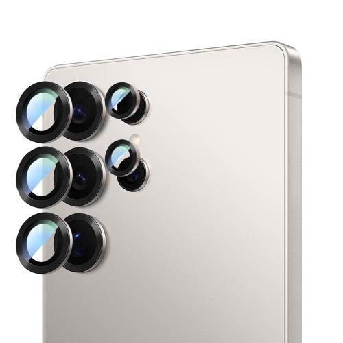 Galaxy S25 Ultra Alloy Serisi Oleofobik Anti Reflective Kamera Lens Koruyucu Titanyum