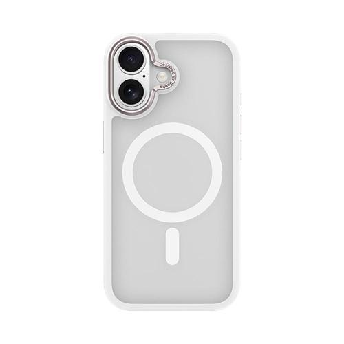 İphone 17 Uyumlu Kılıf M-Safe Şarj Özellikli Mist Protective Kapak Beyaz