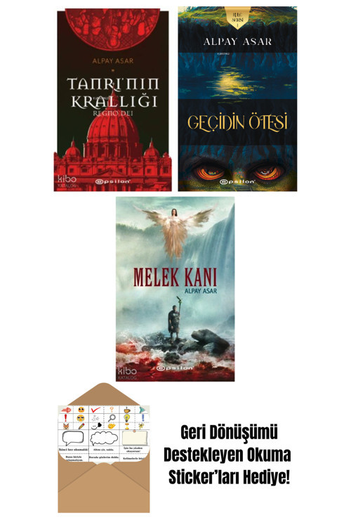 Epsilon Yayınevi Alpay Asar 3 Kitap Seti + Okuma Sticker'Ları