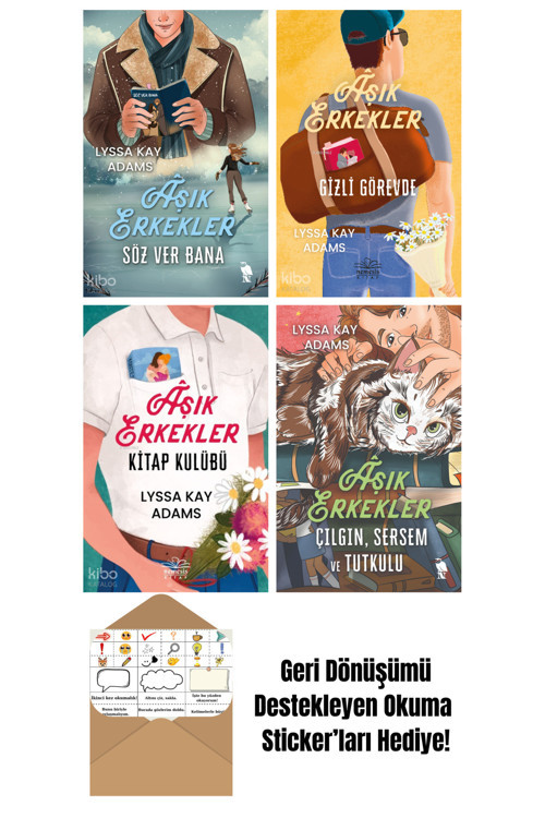 Epsilon Yayınevi Lyssa Kay Adams 4 Kitap Seti + Okuma Sticker'Ları