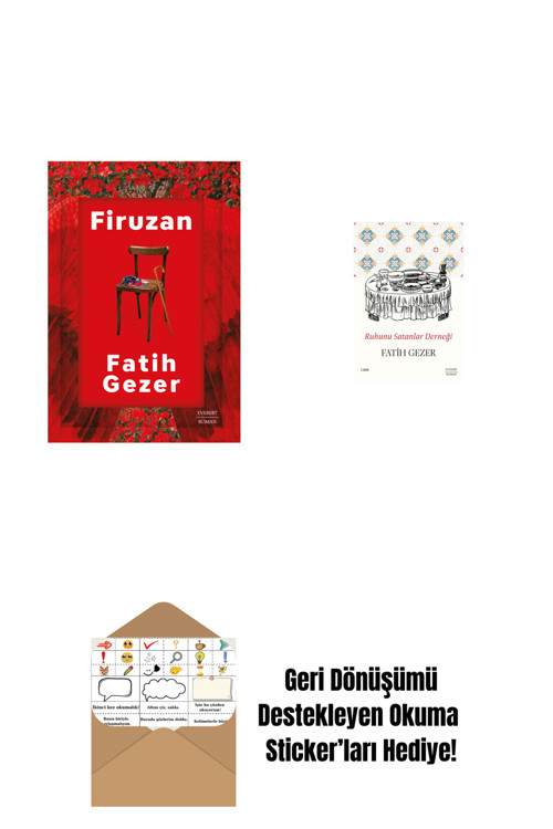 Alfa Yayıncılık Firuzan + Ruhunu Satanlar Derneği + Okuma Sticker'Ları