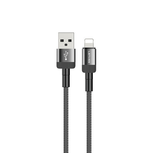 Lc546 Usb-A To Lightning Hızlı Şarj Özellikli Data Ve Şarj Kablosu 12W 1M Siyah