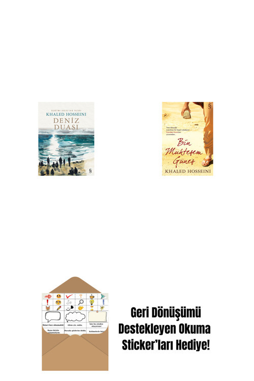 Everest Yayınları Deniz Duası + Bin Muhteşem Güneş + Okuma Sticker'Ları