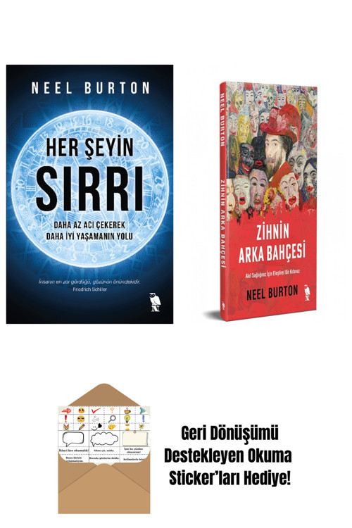 Epsilon Yayınevi Neel Burton 2 Kitap Seti + Okuma Sticker'Ları