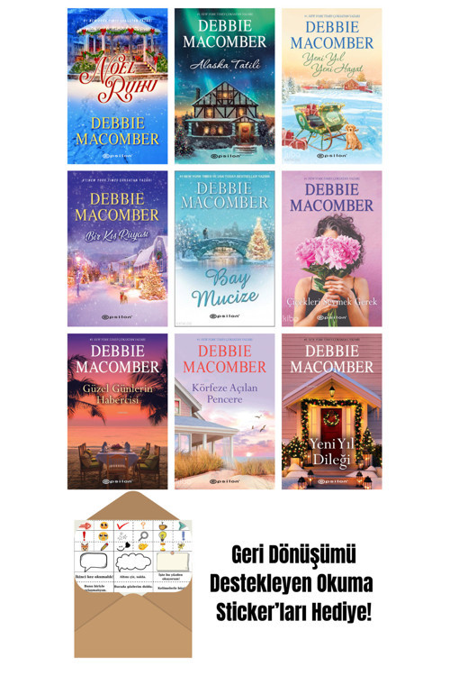 Epsilon Yayınevi Debbie Macomber 9 Kitap Seti + Okuma Sticker'Ları