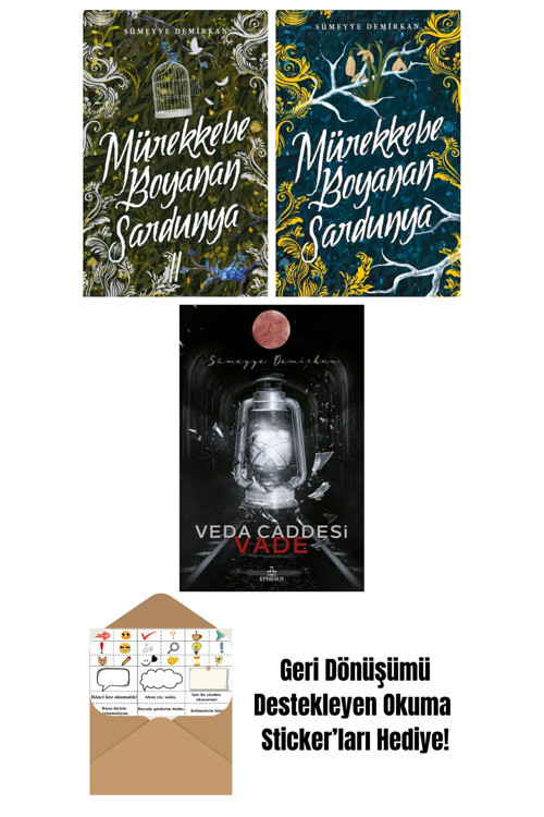 Ephesus Yayınları Sümeyye Demirkan 3 Kitap Seti + Okuma Sticker'Ları