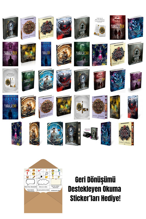 Ephesus Yayınları Maral Atmaca 39 Kitap Seti + Okuma Sticker'Ları