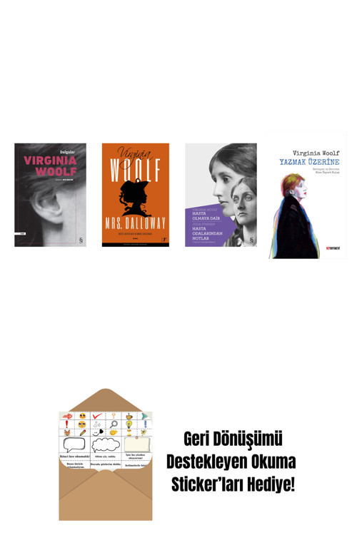 Everest Yayınları Virginia Woolf 4 Kitap Set + Okuma Sticker'Ları