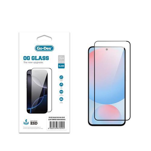 Galaxy S24 Fe Uyumlu Og Glass Antistatik Temperli Cam Ekran Koruyucu Şeffaf