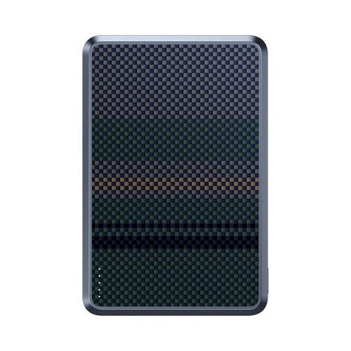 Mp15 Armorgo M-Safe Özellikli Aurora Serisi Aramid Fiber Powerbank 15W 5000Mah Siyah-Yeşil