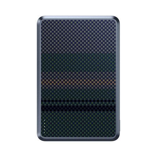 Mp16 Armorgo M-Safe Özellikli Aurora Serisi Aramid Fiber Powerbank 15W 10000Mah Siyah-Yeşil