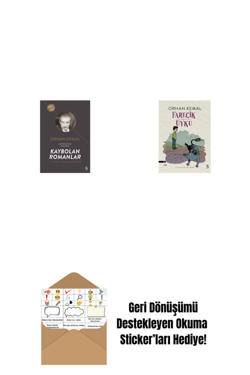 Everest Yayınları Kaybolan Romanlar + Farecik Uyku + Okuma Sticker'Ları