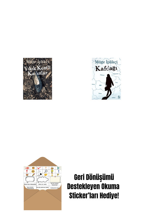 Everest Yayınları Yıkık Kentli Kadınlar + Kafdağı + Okuma Sticker'Ları