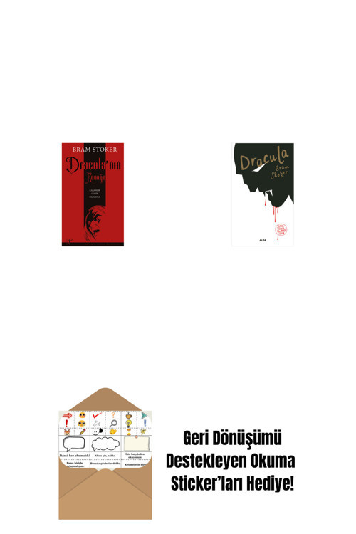 Alfa Yayıncılık Dracula’Nın Konuğu + Dracula + Okuma Sticker'Ları