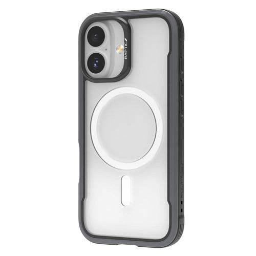 İphone 17 Uyumlu Kılıf M-Safe Şarjlı Airbagli Raptic Shield Serisi Şeffaf Arka Yüzey Kapak Siyah