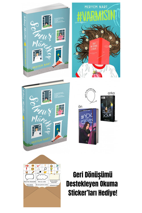 Ephesus Yayınları Meryem Nart 4 Kitap Seti + Okuma Sticker'Ları