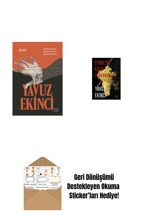 Everest Yayınları Aziz + Cennetin Kayıp Toprakları + Okuma Sticker'Ları
