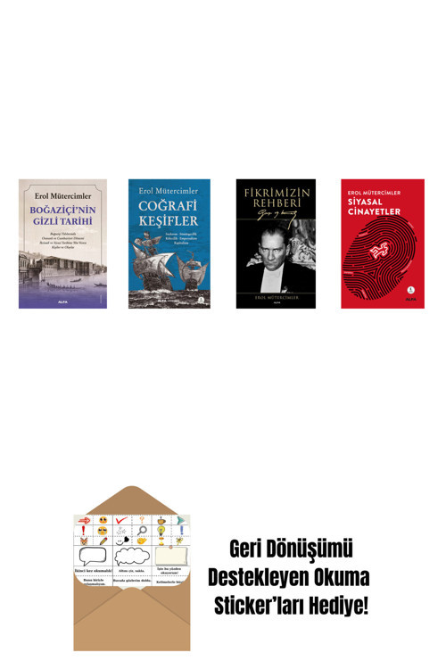 Alfa Yayıncılık Erol Mütercimler 4 Kitap Set + Okuma Sticker'Ları