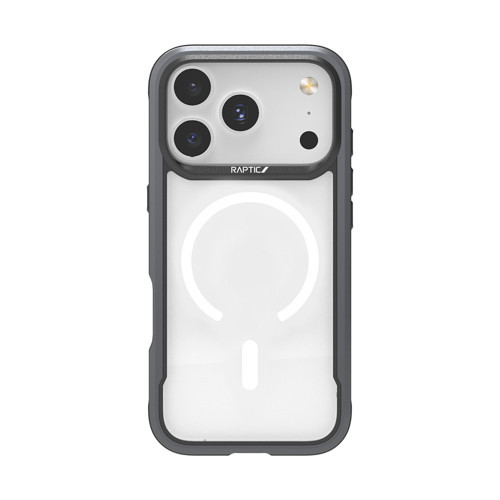 İphone 17 Pro Max Uyumlu Kılıf M-Safe Şarjlı Airbagli Shield Serisi Şeffaf Kapak Siyah