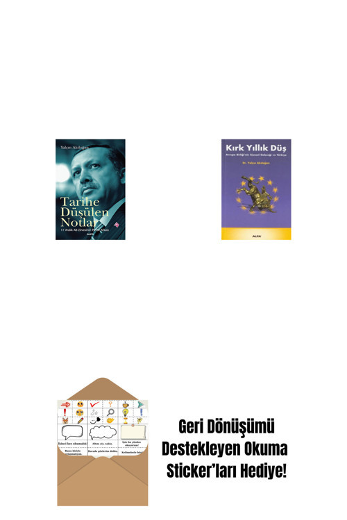 Alfa Yayıncılık Tarihe Düşülen Notlar + Kırk Yıllık Düş + Okuma Sticker'Ları