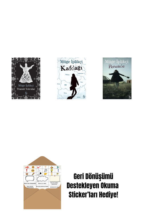 Everest Yayınları Transit Yolcular + Kafdağı + Perende + Okuma Sticker'Ları