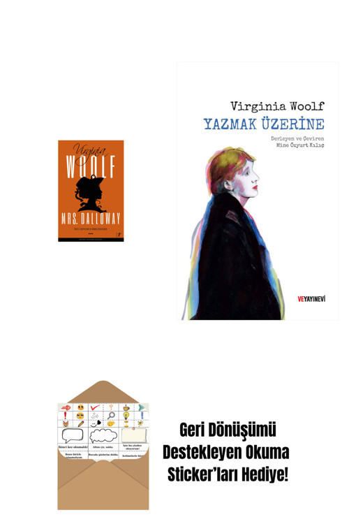 Everest Yayınları Mrs.Dalloway + Yazmak Üzerine + Okuma Sticker'Ları