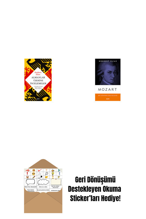 Alfa Yayıncılık Almanlar Üzerine İncelemeler + Mozart + Okuma Sticker'Ları