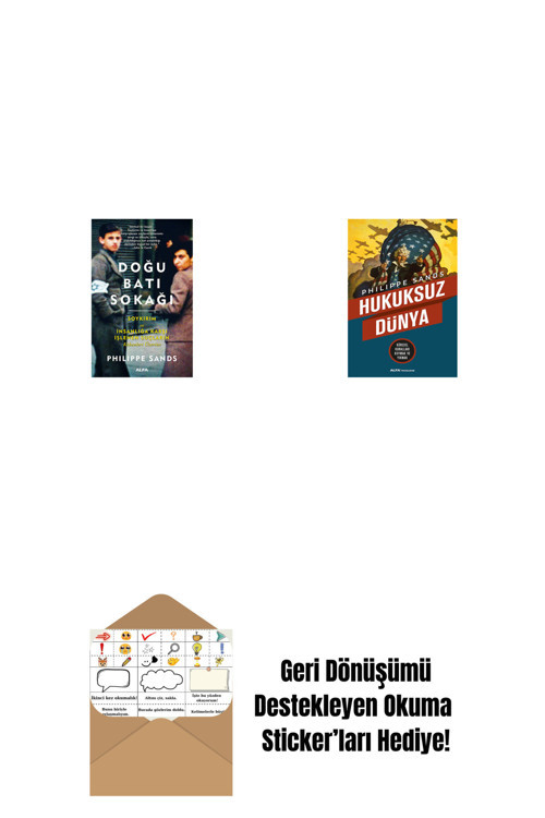 Alfa Yayıncılık Doğu Batı Sokağı + Hukuksuz Dünya + Okuma Sticker'Ları