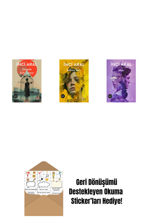 Everest Yayınları Gölgede Kırk Derece + Safran Sarı + Mor + Okuma Sticker'Ları
