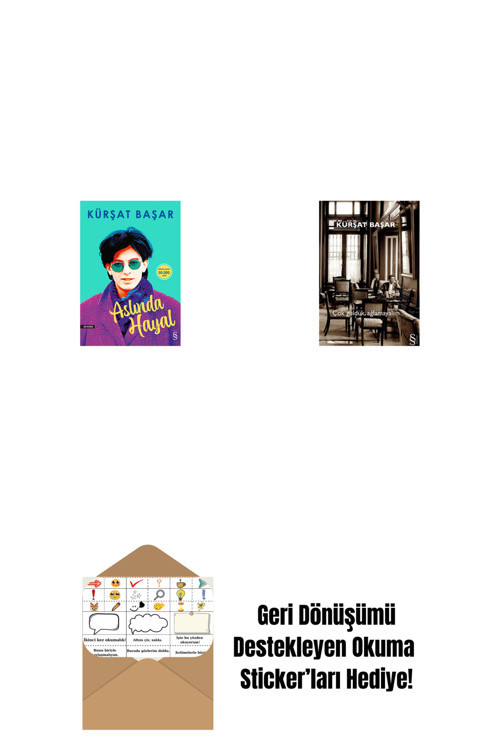 Everest Yayınları Aslında Hayal + Çok Güldük, Ağlamayalım + Okuma Sticker'Ları