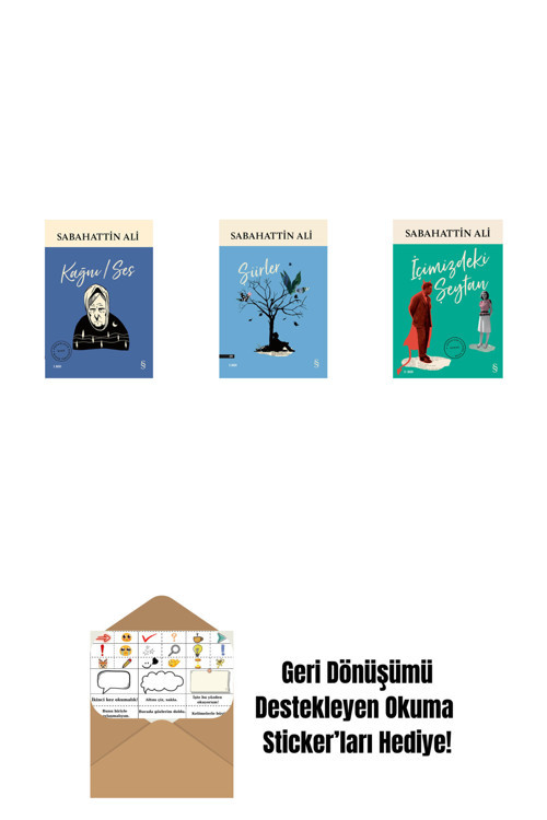 Everest Yayınları Kağnı / Ses + Şiirler + İçimizdeki Şeytan + Okuma Sticker'Ları
