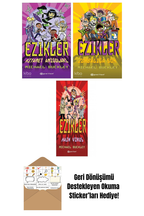 Epsilon Yayınevi Michael Buckley 3 Kitap Seti + Okuma Sticker'Ları