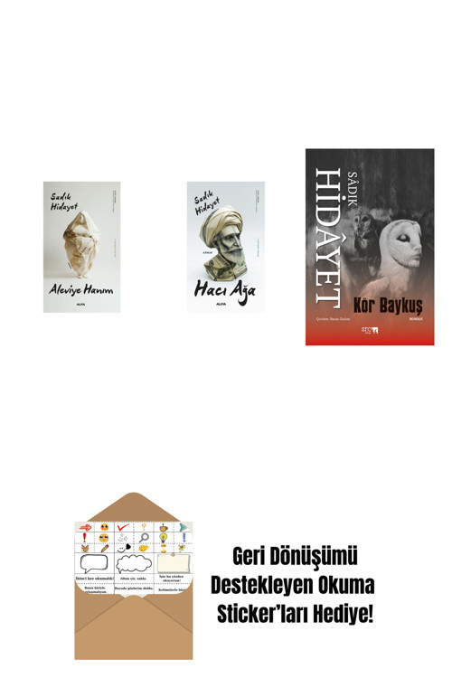 Alfa Yayıncılık Aleviye Hanım + Hacı Ağa + Kör Baykuş + Okuma Sticker'Ları