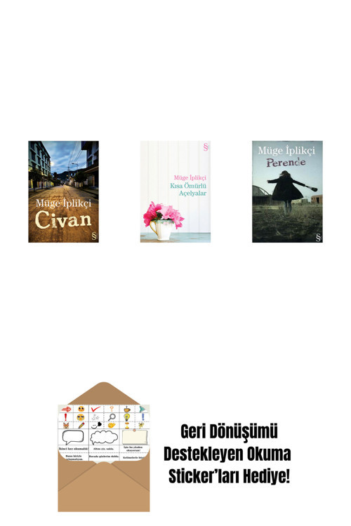 Everest Yayınları Civan + Kısa Ömürlü Açelyalar + Perende + Okuma Sticker'Ları