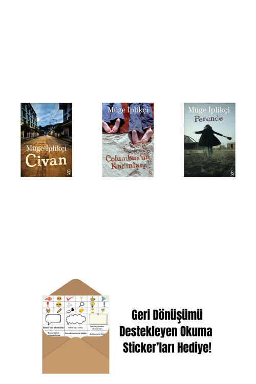 Everest Yayınları Civan + Columbus'Un Kadınları + Perende + Okuma Sticker'Ları