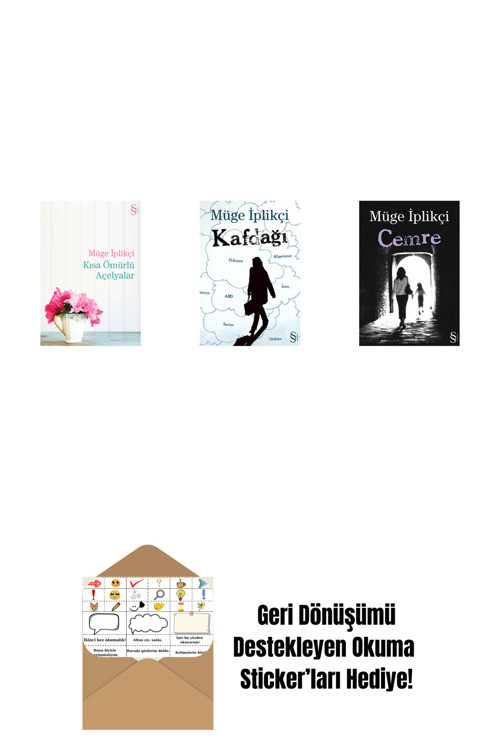 Everest Yayınları Kısa Ömürlü Açelyalar + Kafdağı + Cemre + Okuma Sticker'Ları