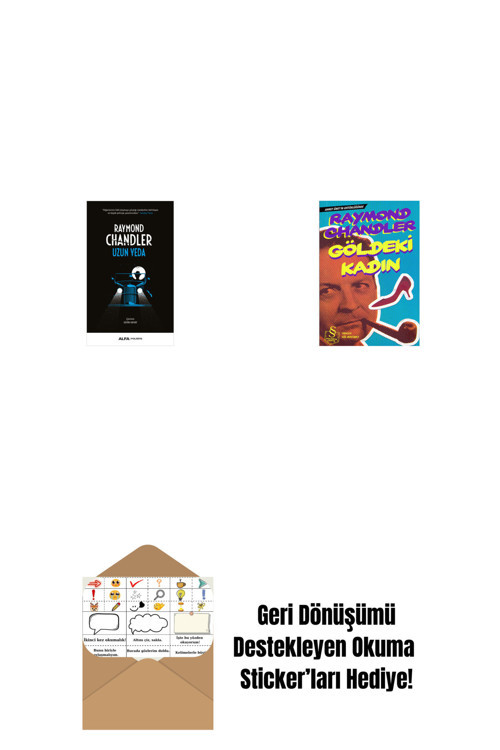 Alfa Yayıncılık Uzun Veda + Göldeki Kadın (Cep Boy) + Okuma Sticker'Ları