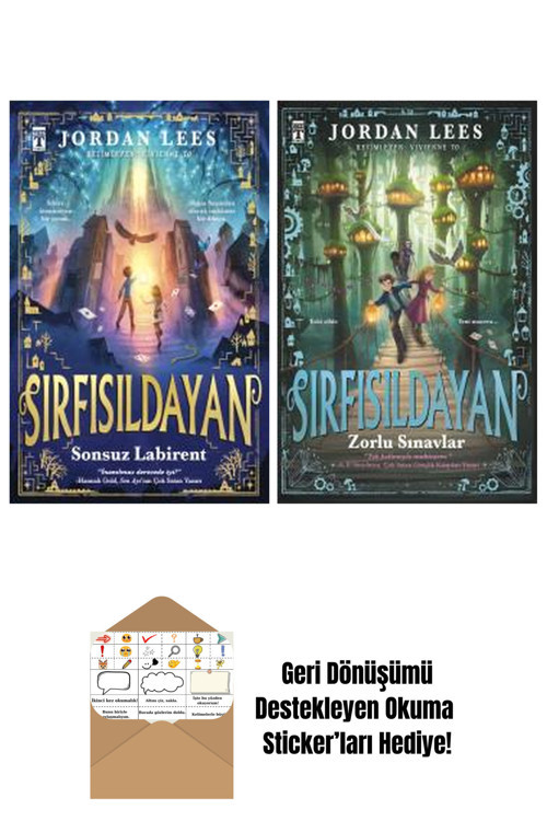 Timaş Yayınları Jordan Lees 2 Kitap Seti + Okuma Sticker'Ları