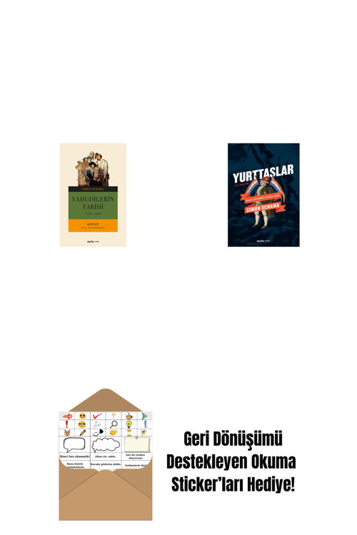 Alfa Yayıncılık Yahudilerin Tarihi - 2 + Yurttaşlar + Okuma Sticker'Ları