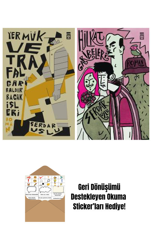 Timaş Yayınları Serdar Uslu 2 Kitap Seti + Okuma Sticker'Ları