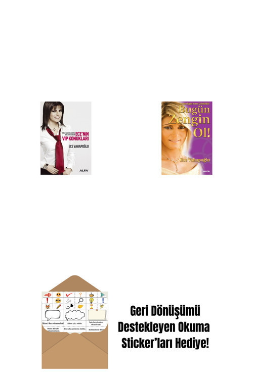 Alfa Yayıncılık Ece'Nin Vıp Konukları + Bugün Zengin Ol ! + Okuma Sticker'Ları