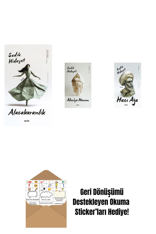 Alfa Yayıncılık Alacakaranlık + Aleviye Hanım + Hacı Ağa + Okuma Sticker'Ları