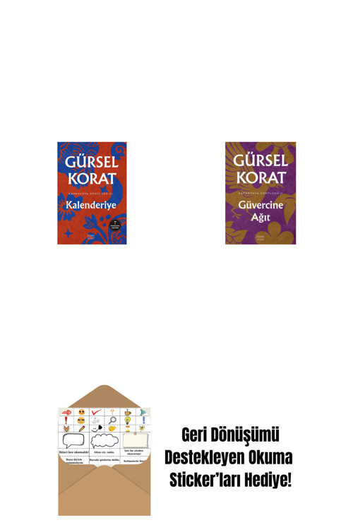 Everest Yayınları Kalenderiye + Güvercine Ağıt + Okuma Sticker'Ları