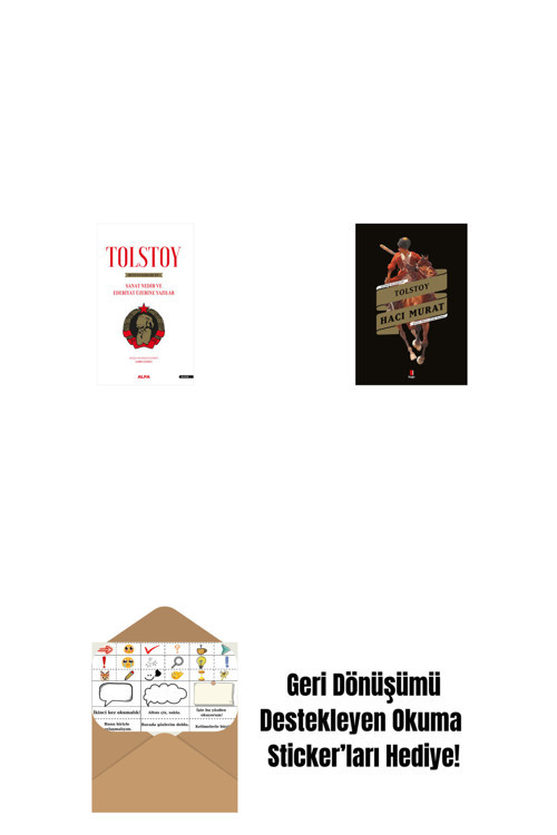 Alfa Yayıncılık Tolstoy Bütün Eserleri 15 + Hacı Murat + Okuma Sticker'Ları