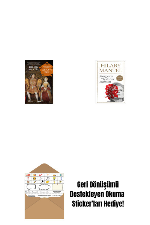 Alfa Yayıncılık Ayna Ve Işık + Margaret Thatcher Suikasti + Okuma Sticker'Ları