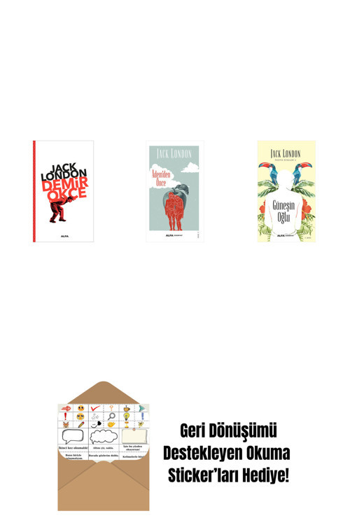Alfa Yayıncılık Demir Ökçe + Âdem'Den Önce + Güneşin Oğlu + Okuma Sticker'Ları