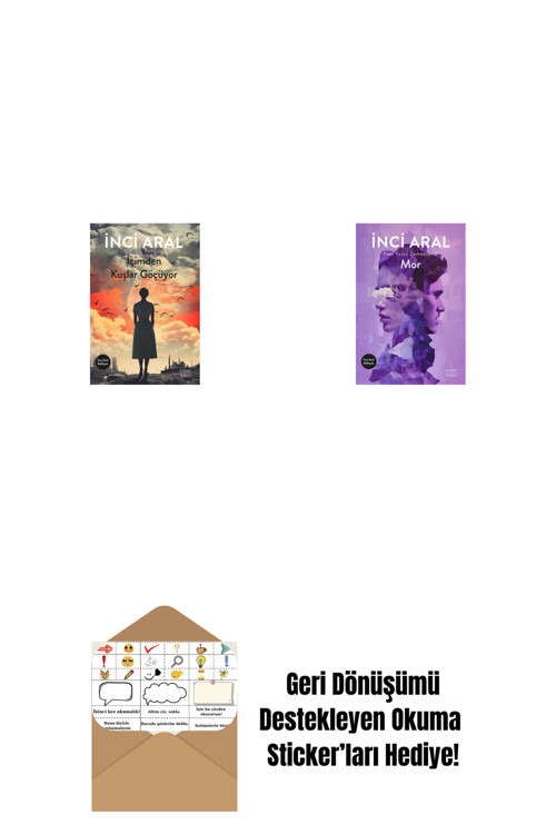 Everest Yayınları İçimden Kuşlar Göçüyor + Mor + Okuma Sticker'Ları