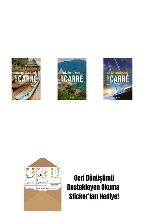 Alfa Yayıncılık Gizemli Melodi + Bizim Oyun + Gece Müdürü + Okuma Sticker'Ları