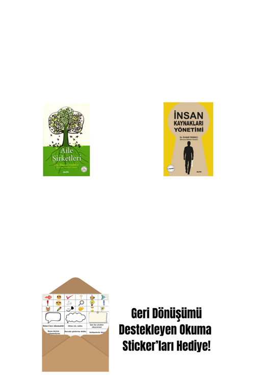 Alfa Yayıncılık Aile Şirketleri + İnsan Kaynakları Yönetimi + Okuma Sticker'Ları